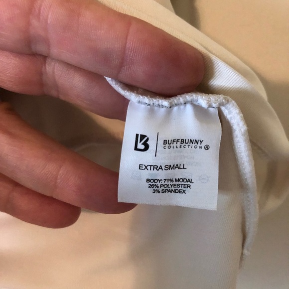 Buffbunny Collection Rainforest Crop Ivory Size XS - Picture 4 of 4